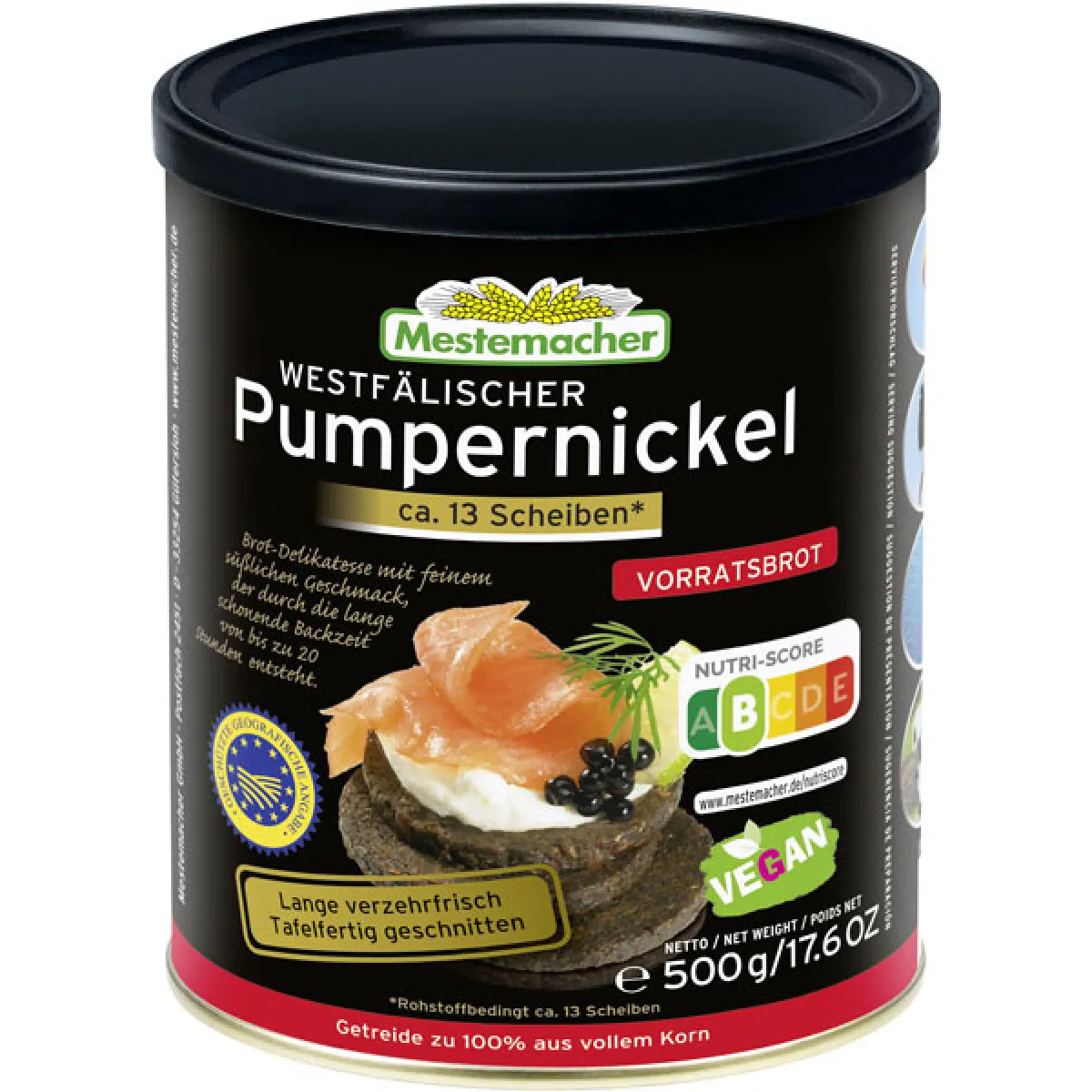 Mestemacher Pumpernickel Dose 500 g