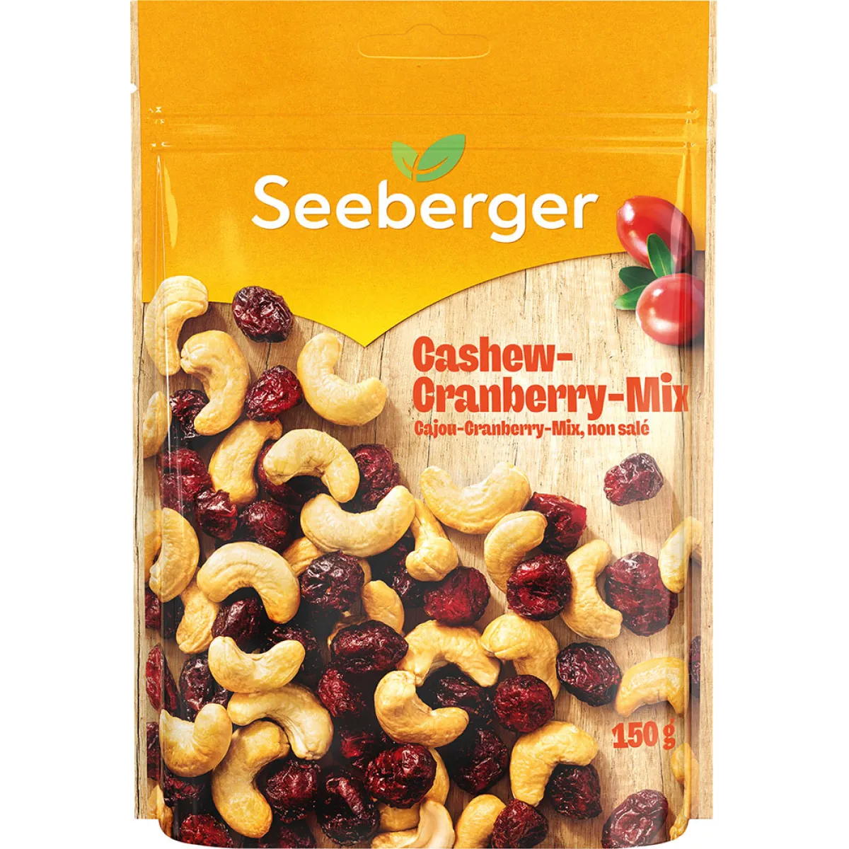 Seeberger Cashew-Cranberry-Mix 150 g
