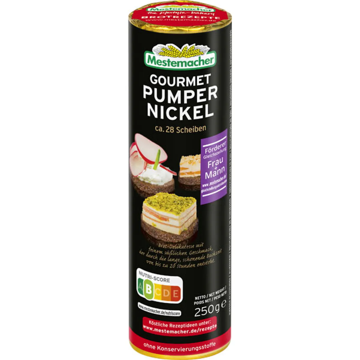 Mestemacher Pumpernickel Rolle 250 g
