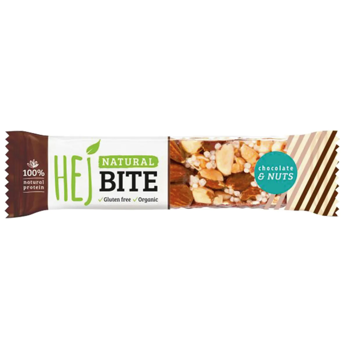 HEJ Natural Bite Chocolate & Nuts 40 g