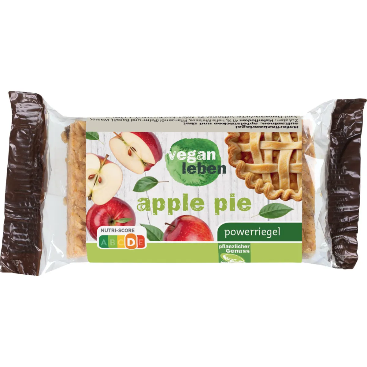 vegan leben Powerriegel apple pie 90 g