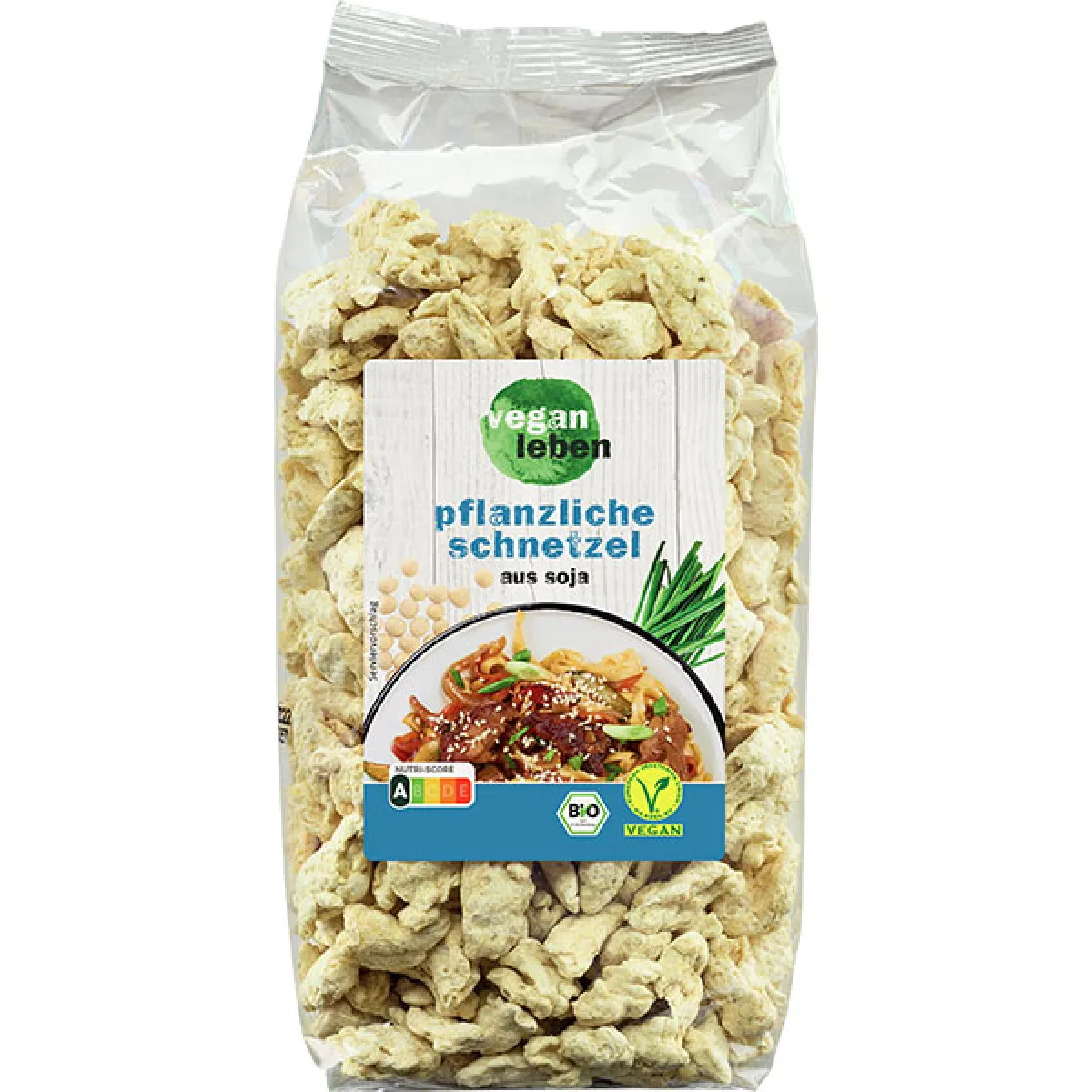 vegan leben Pflanzliche Schnetzel aus Soja 250 g