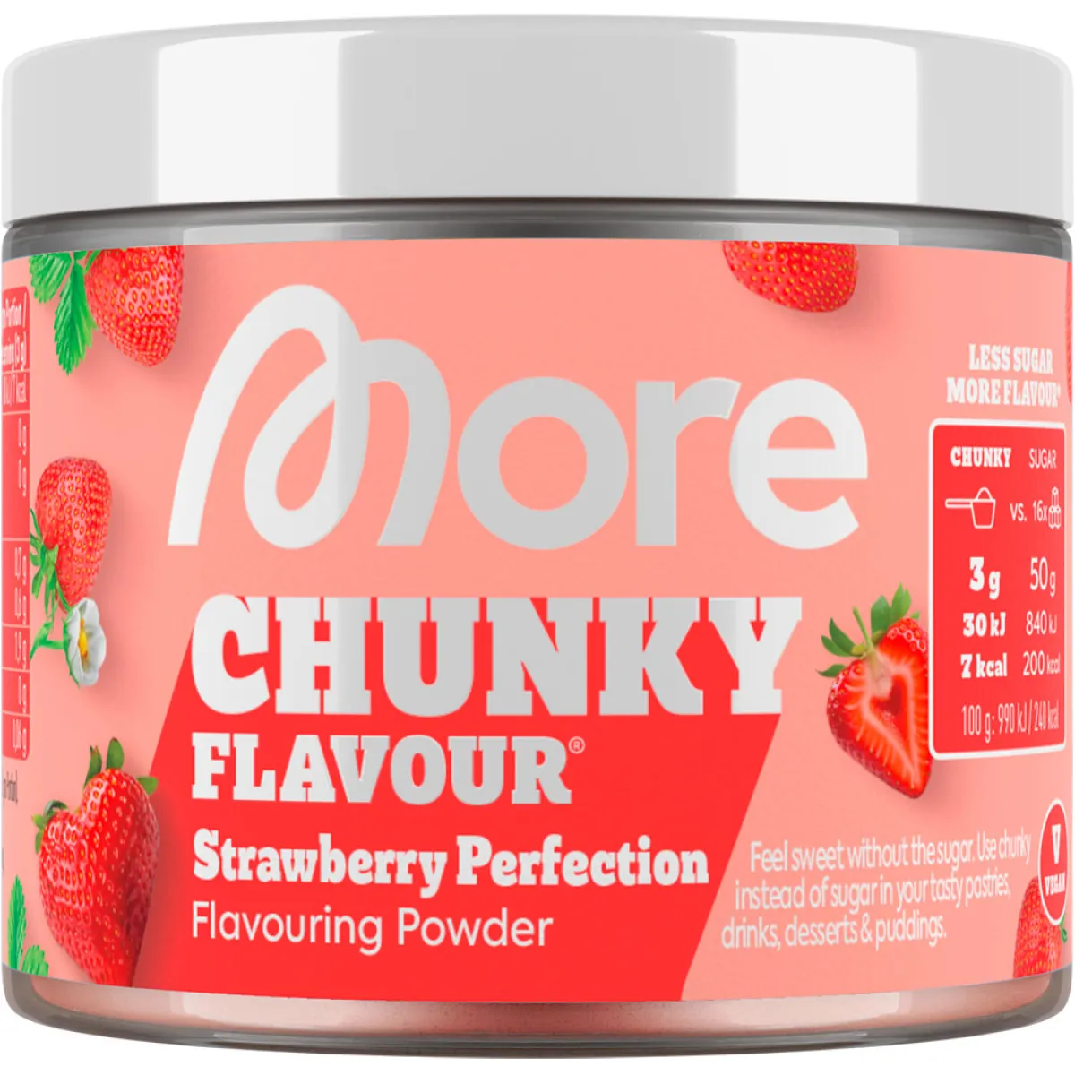 More Chunky flavour Strawberry Perfection 90 g