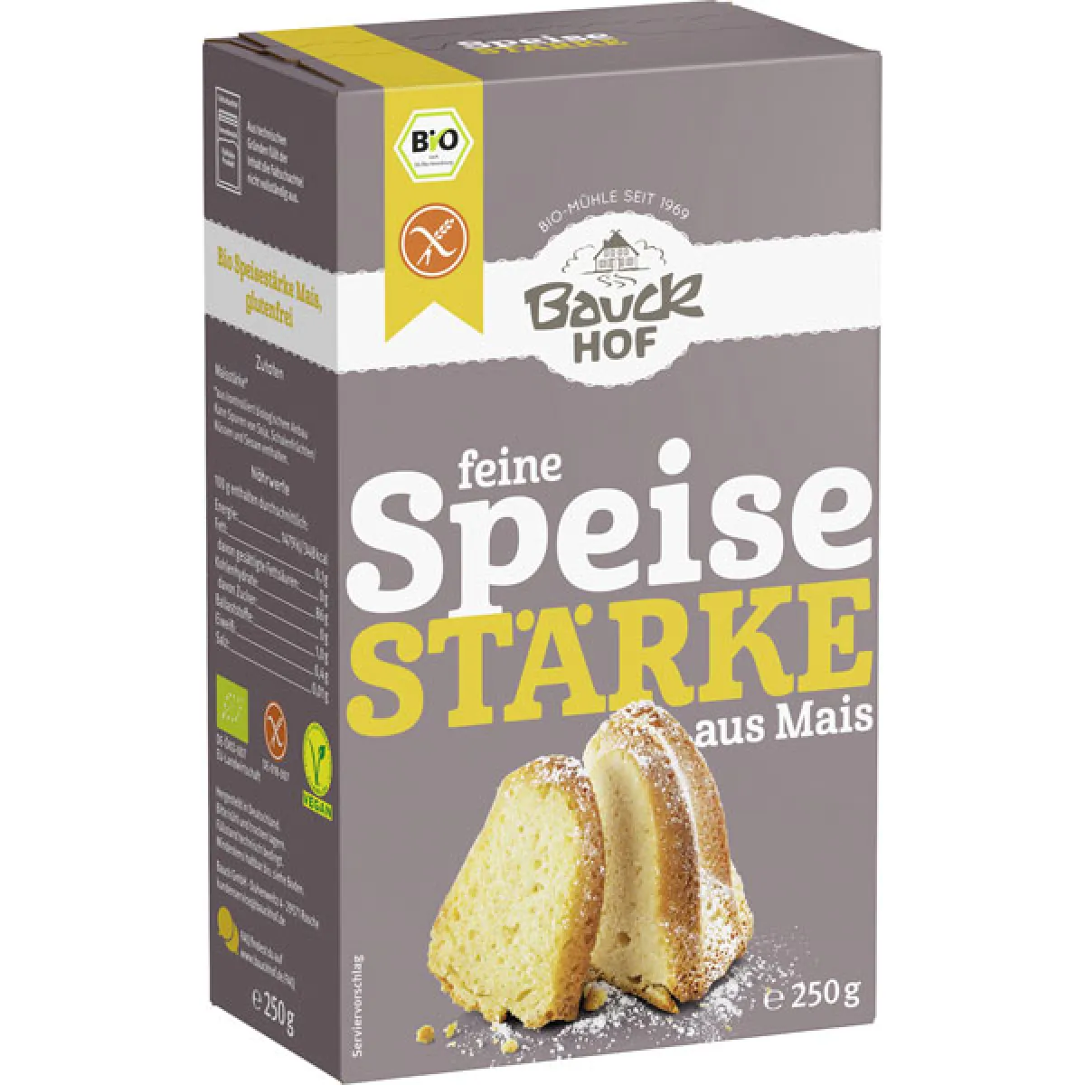 Bauck Mühle feine Speisestärke aus Mais 250 g