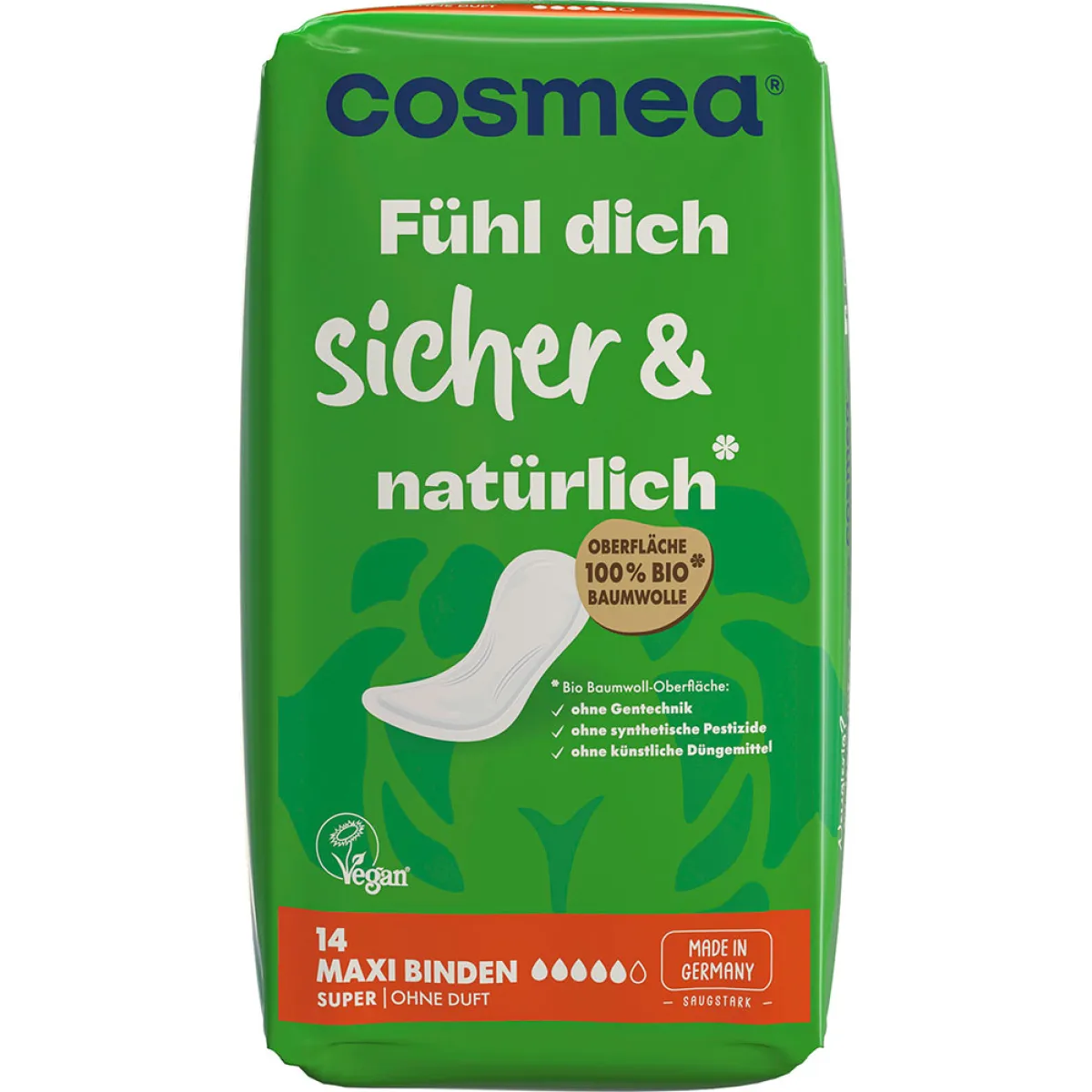 Cosmea Maxi Binden Super ohne Duft 14 Stück