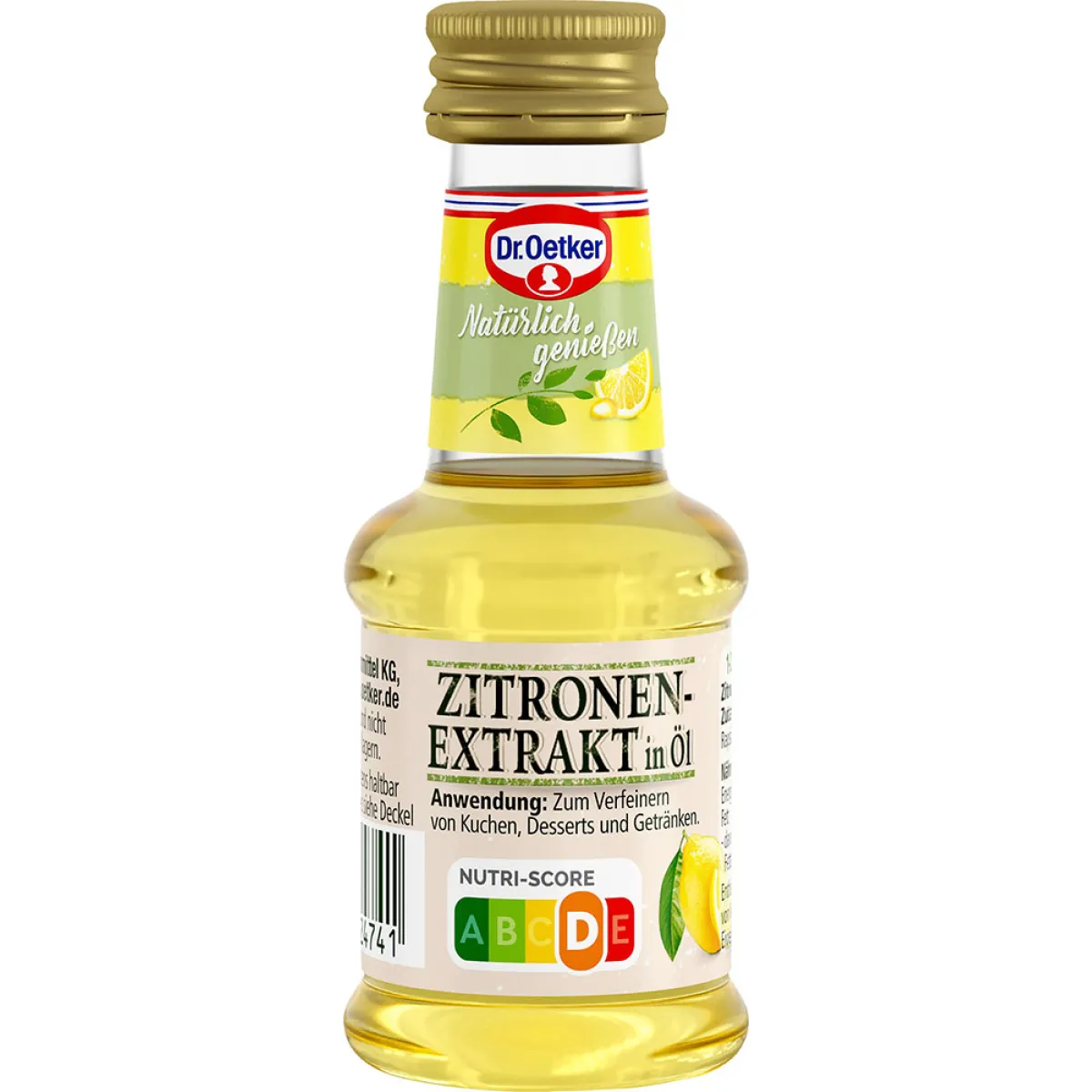 Dr. Oetker Zitronenextrakt in Öl PET-Flasche 35 ml