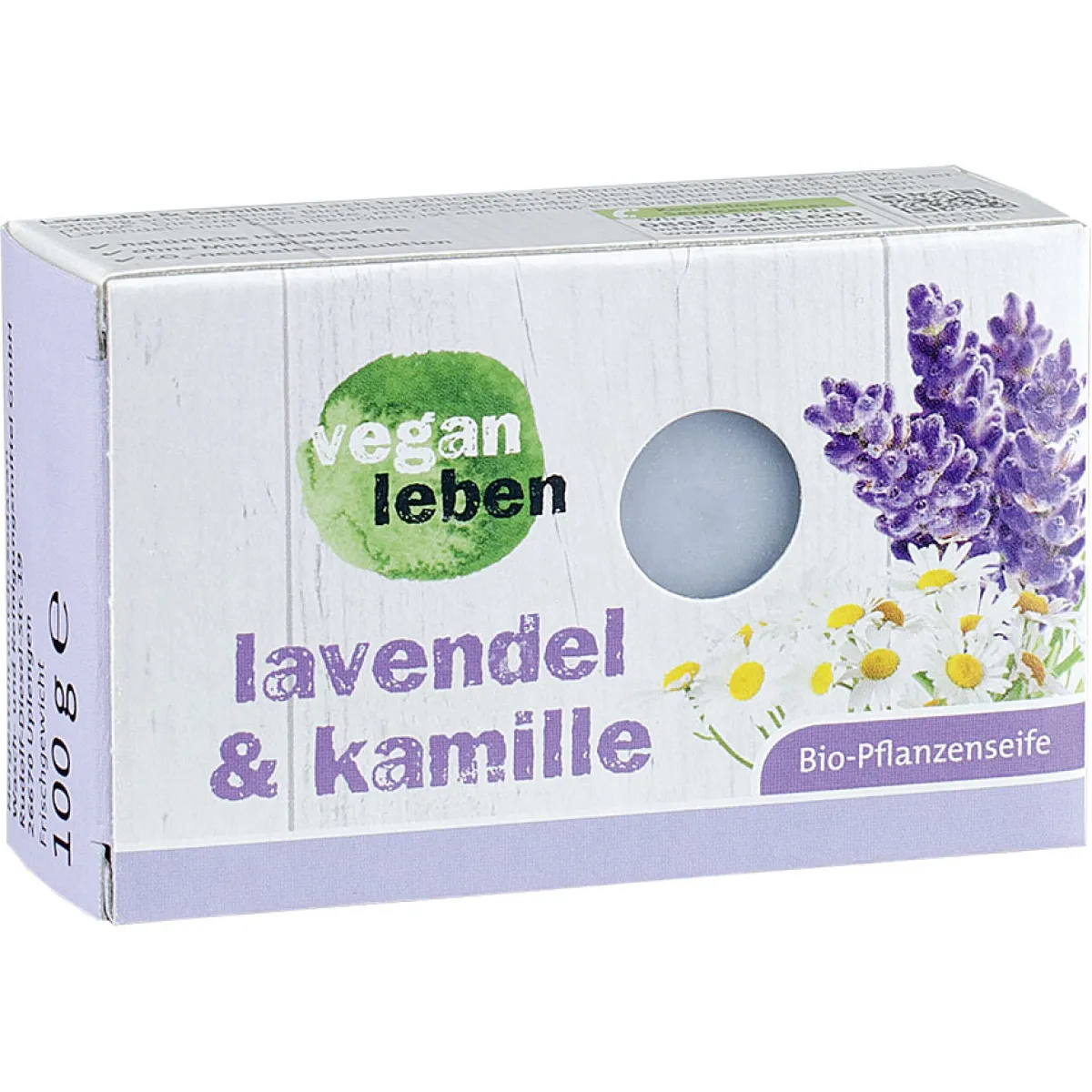 vegan leben Pflanzliche Crèmeseife Lavendel & Kamille 100 g