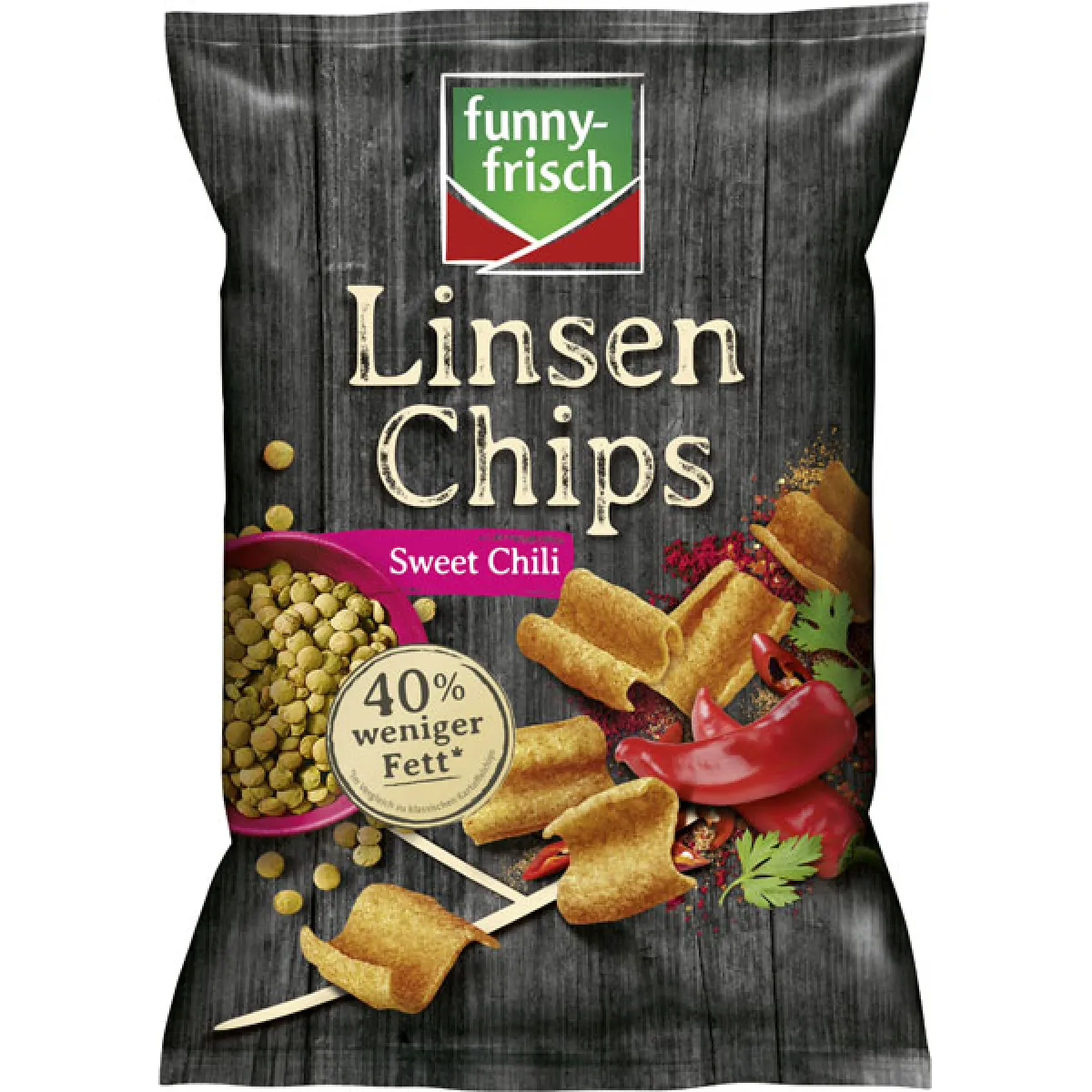funny-frisch Linsen Chips Sweet Chili 90 g