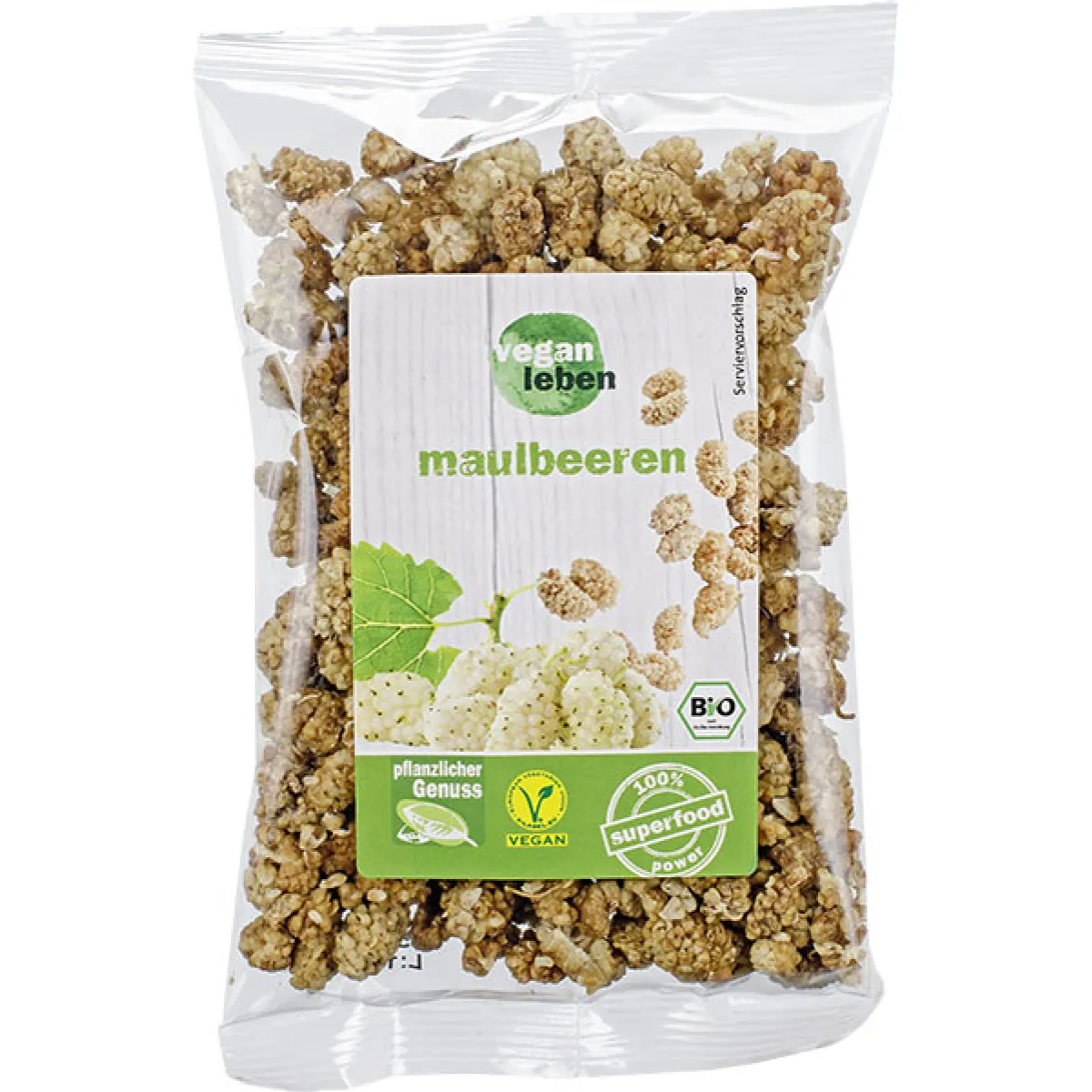vegan leben Maulbeeren 125 g