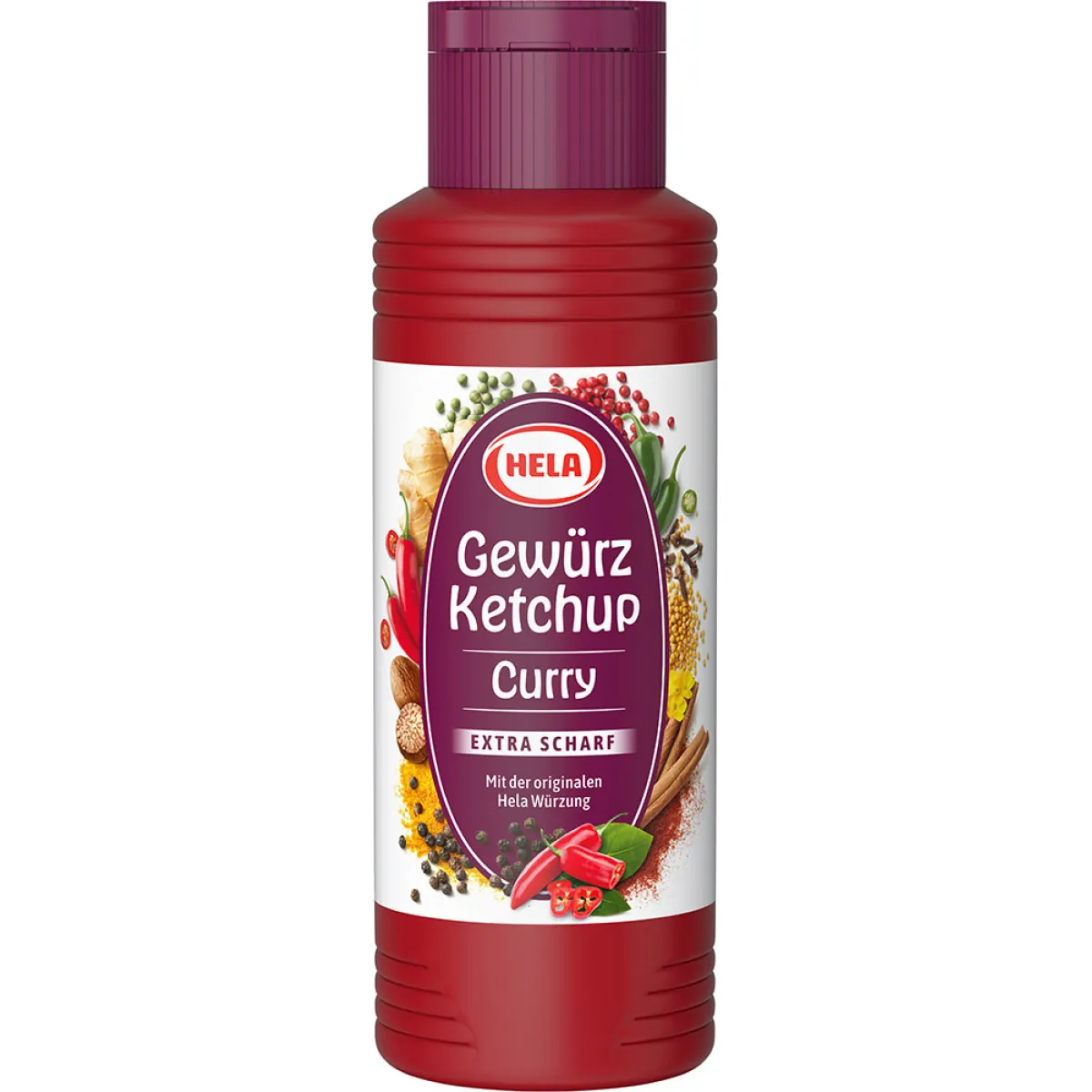 Hela Gewürzketchup Curry Extra Scharf 300 ml