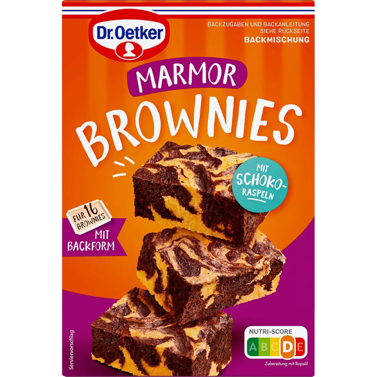 Dr. Oetker Backmischung Marmor Brownies 456 g