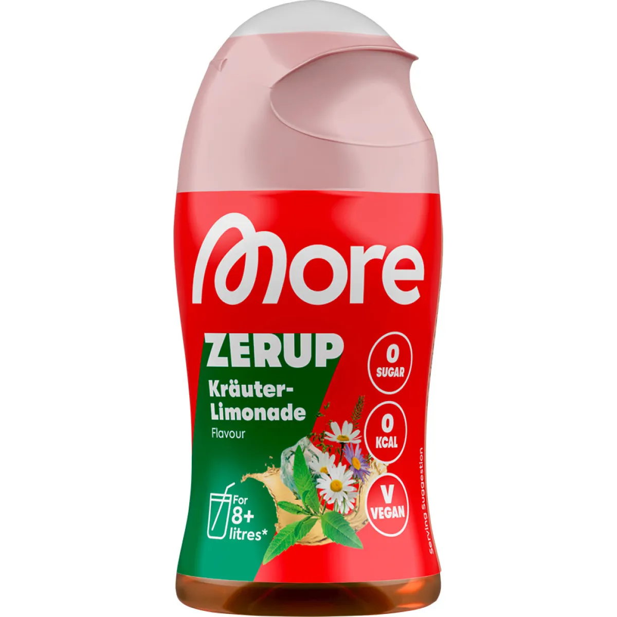 Sirup ✓ More Nutrition Zerup Kräuter-Limonade 65 ml