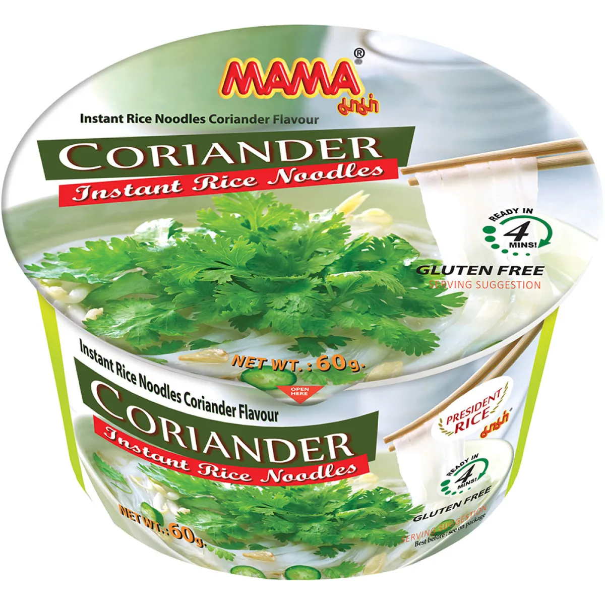 Mama Instant Rice Noodles Coriander Flavour 60 g