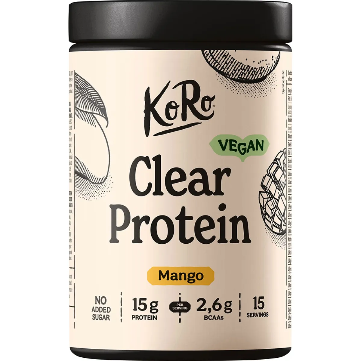 Koro Vegan Clear Protein Mango 300 g