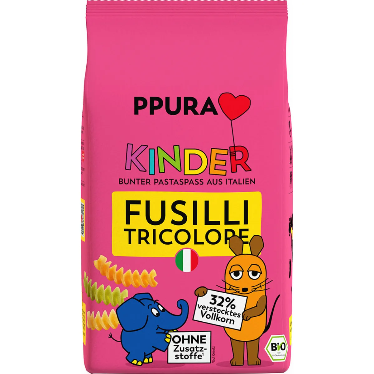 PPURA Bio Kinder Fusilli 500 g