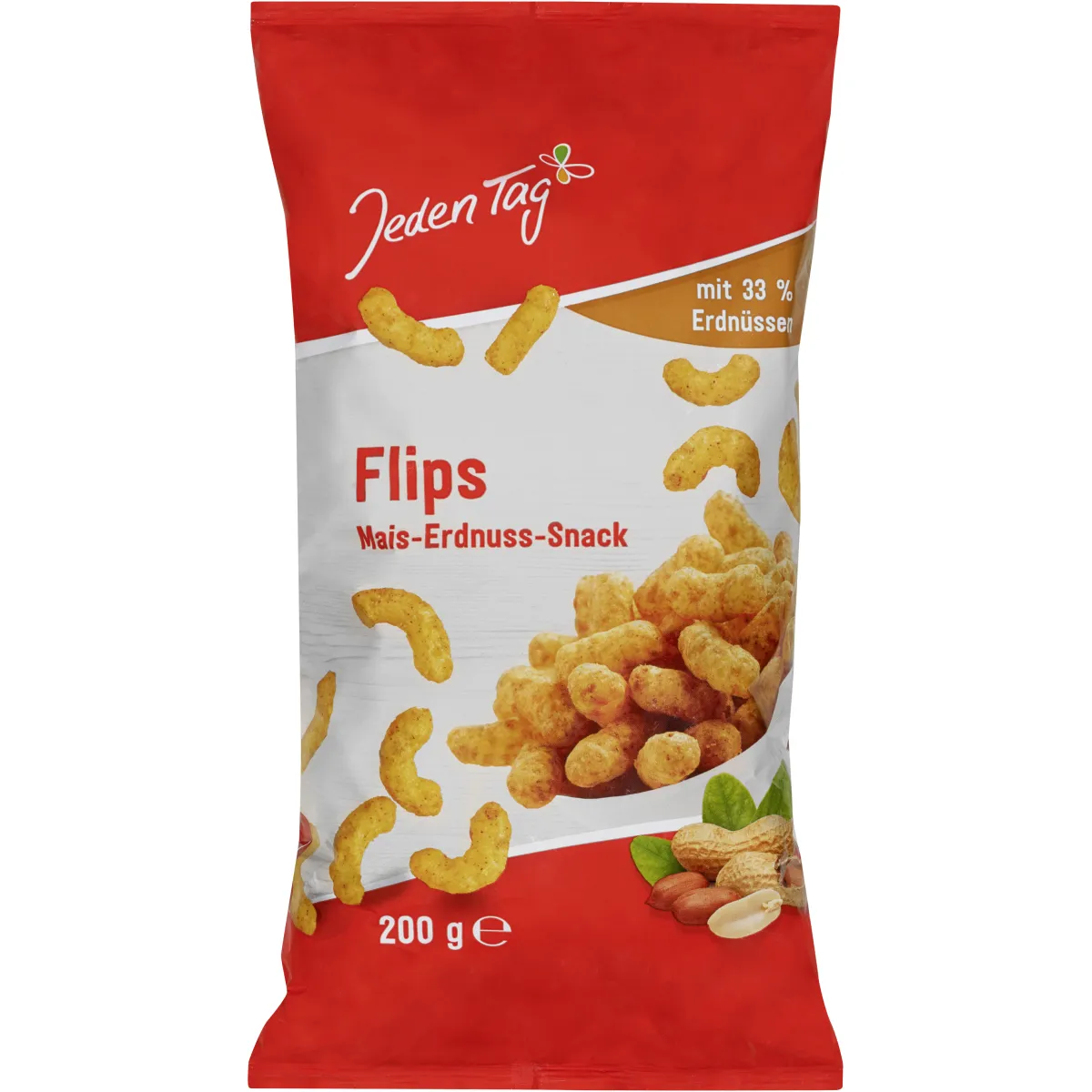 Jeden Tag Erdnussflips 200 g