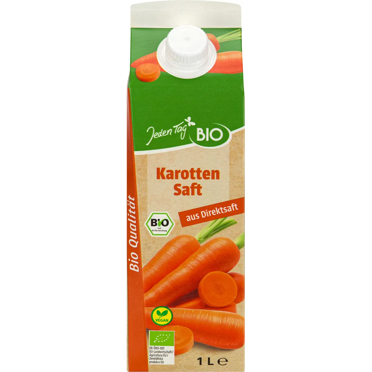 Jeden Tag Bio Karottensaft 1 l