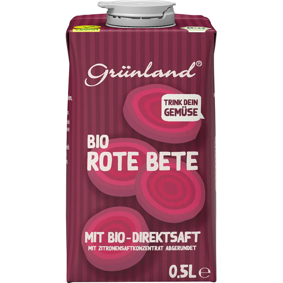 Grünland Bio Rote Bete Direktsaft 0,5 l