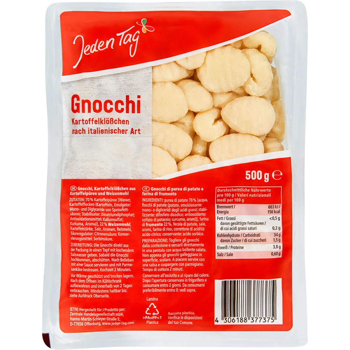 Jeden Tag Gnocchi 500 g