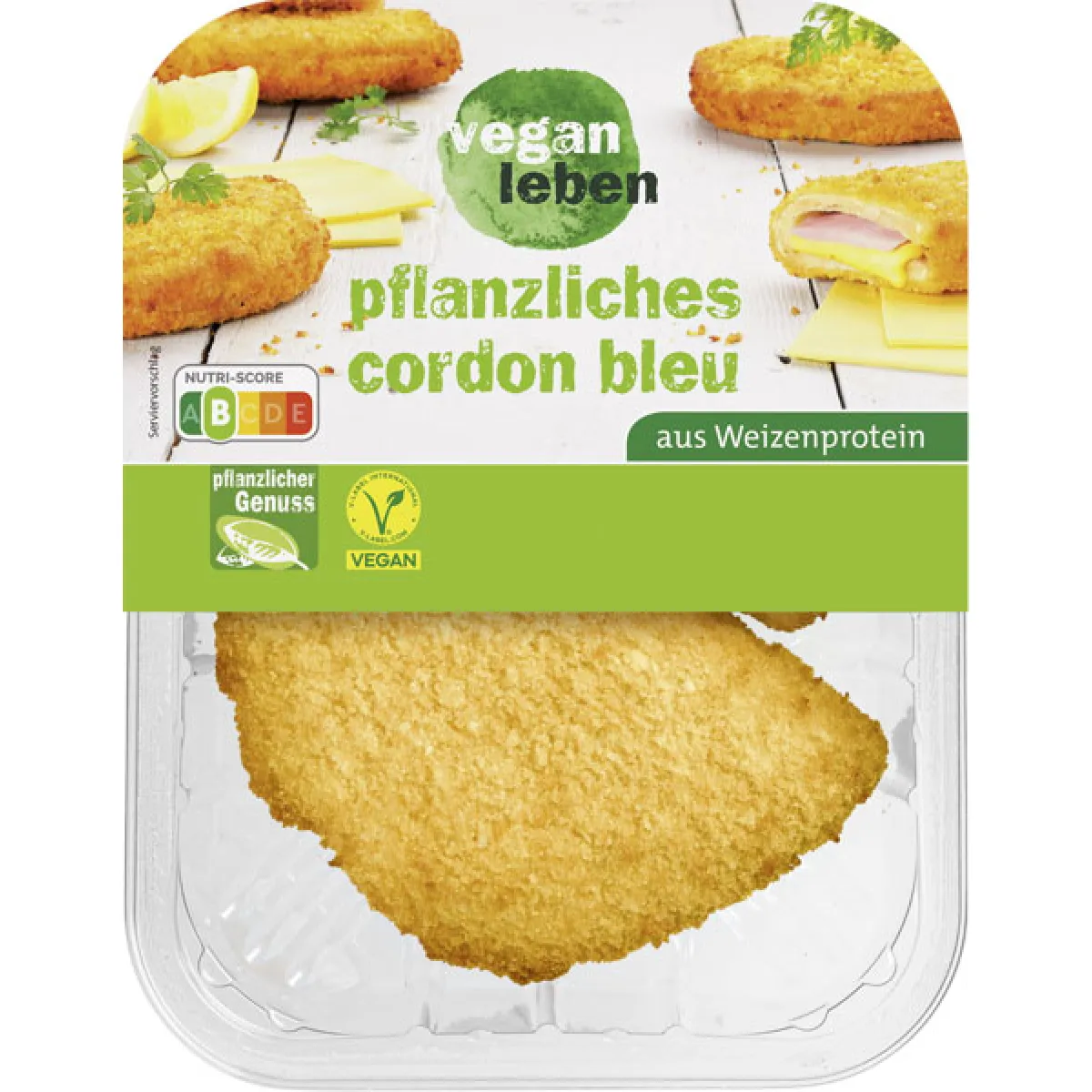 vegan leben Cordon Bleu 2x 100 g