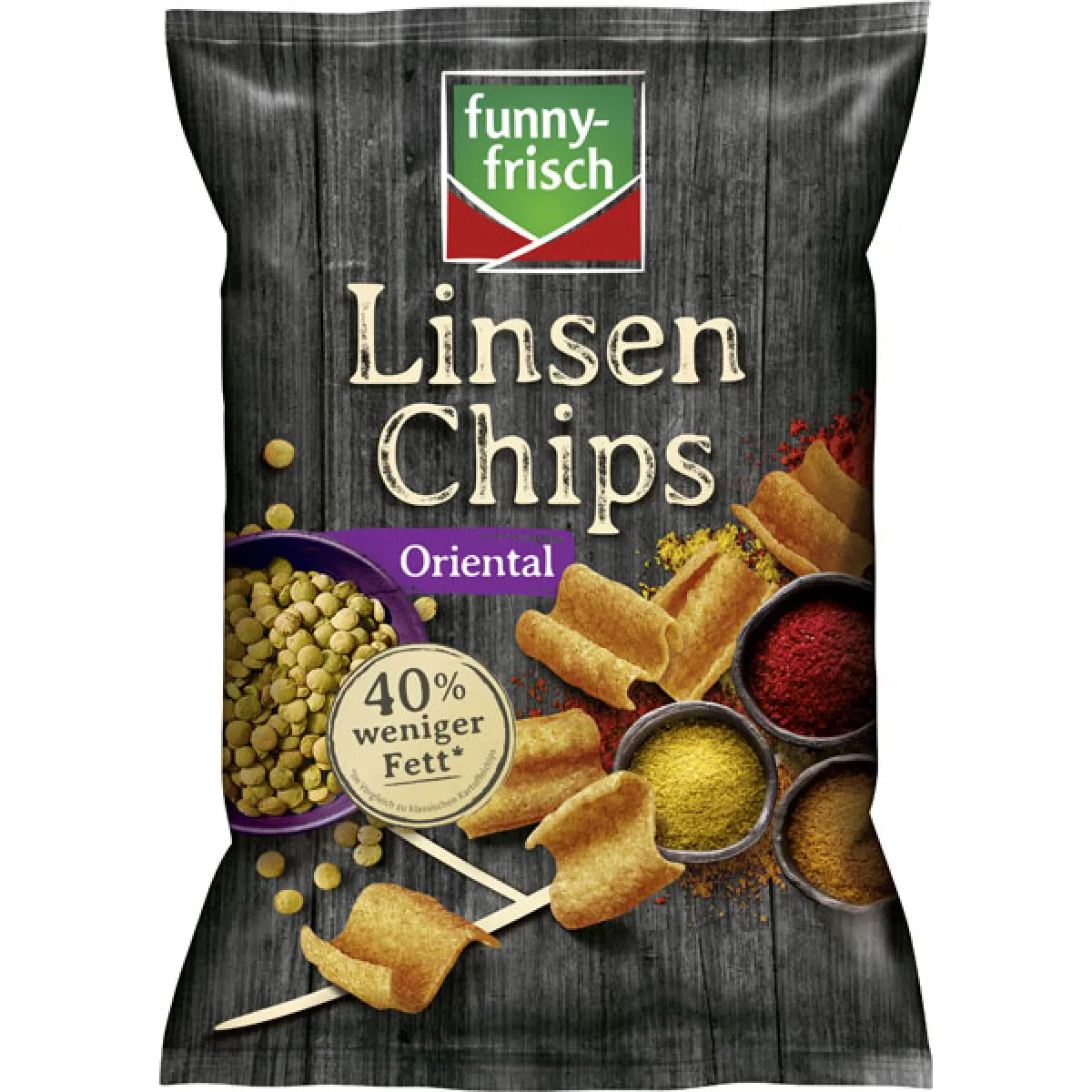 funny-frisch Linsen Chips Oriental 90 g