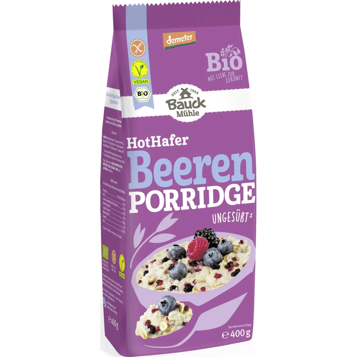 Bauck Mühle Hot Hafer Beere 400 g