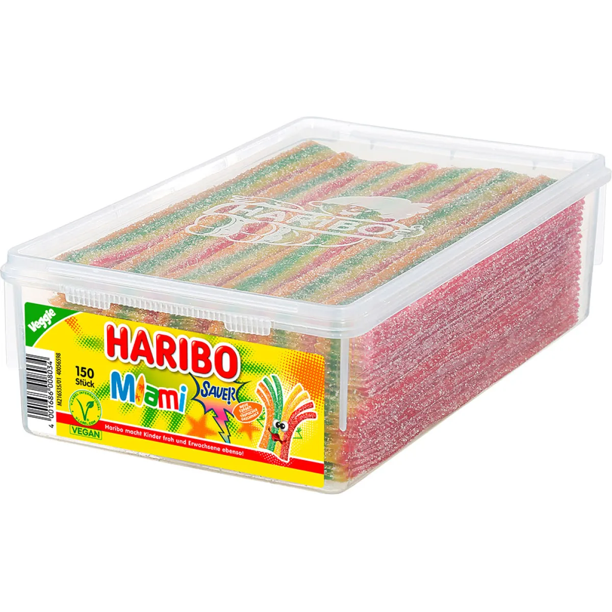 Haribo Miami Sauer 150 Stück 1125 g