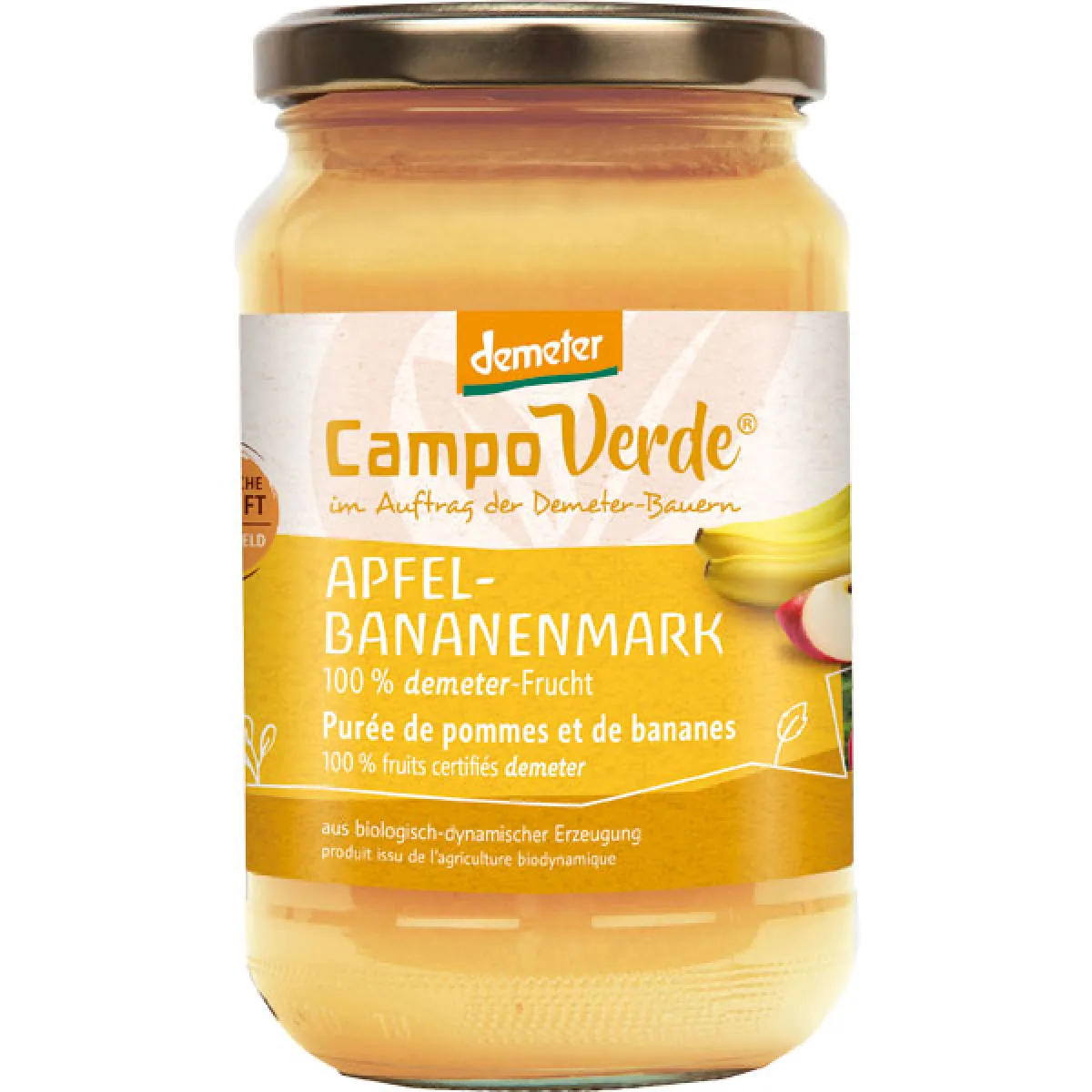 Demeter Campo Verde Apfel-Bananenmark 360 g