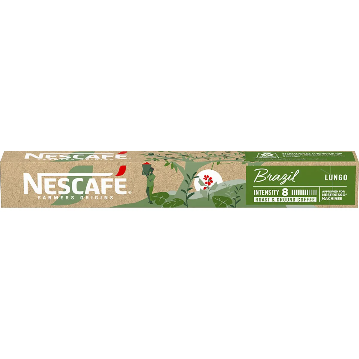 Nescafé Farmers Brazil Lungo 10 Kapseln 44 g
