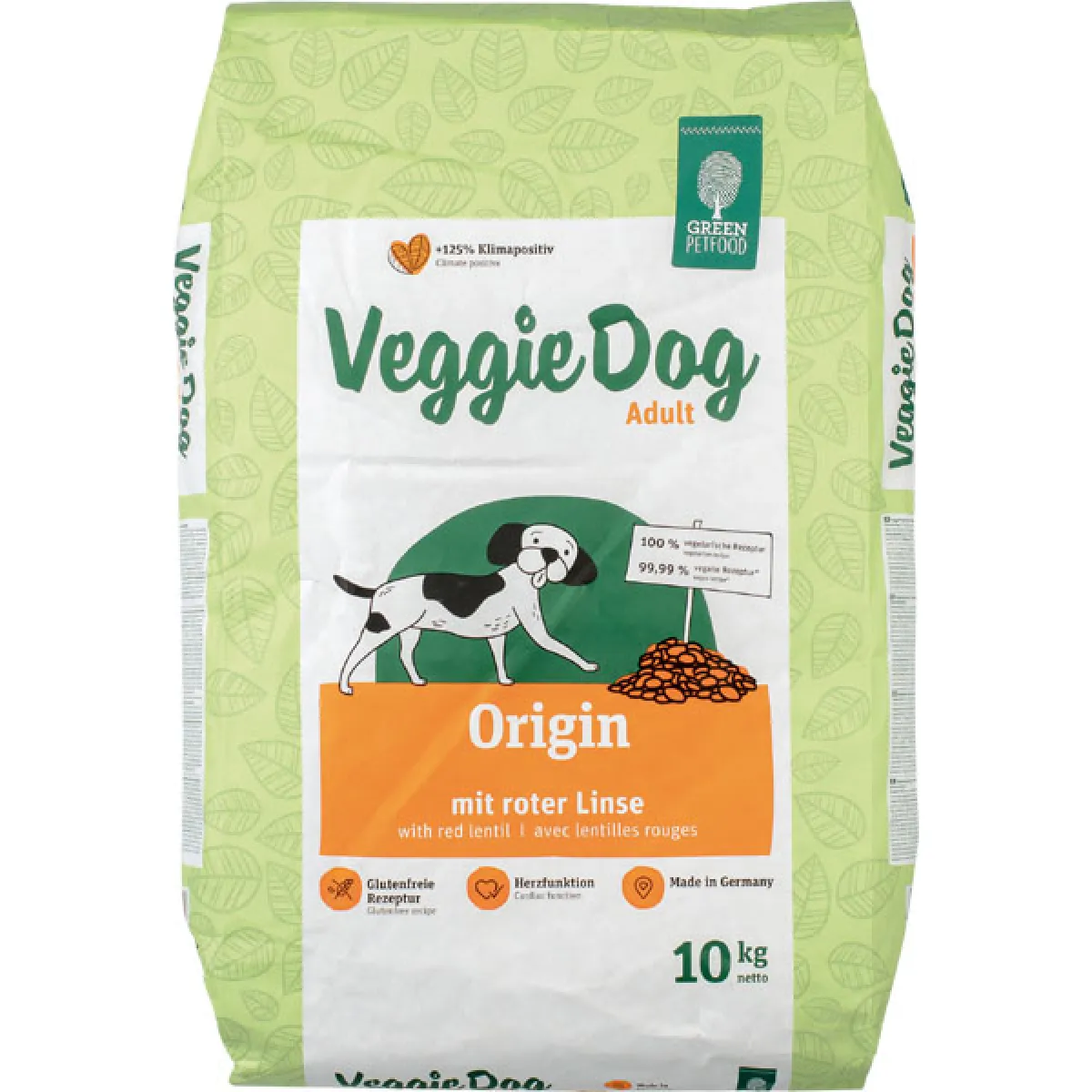 Veggie Dog Origin Hundefutter (zu 99,9% vegan) 10 kg