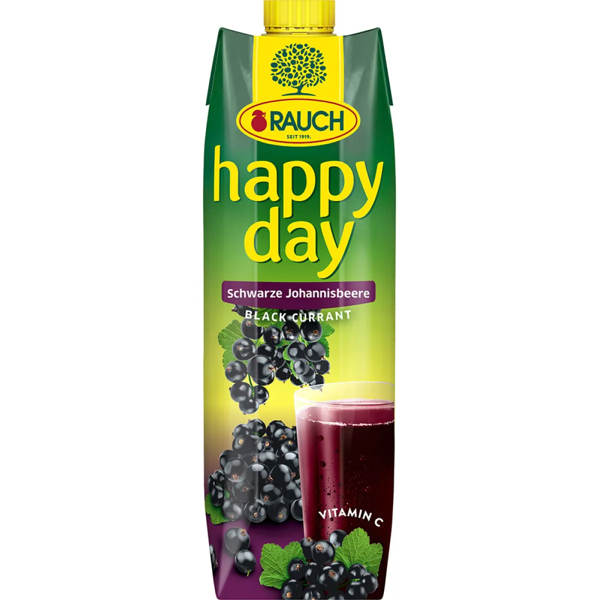 Rauch Happy Day Schwarze Johannisbeere 1 l
