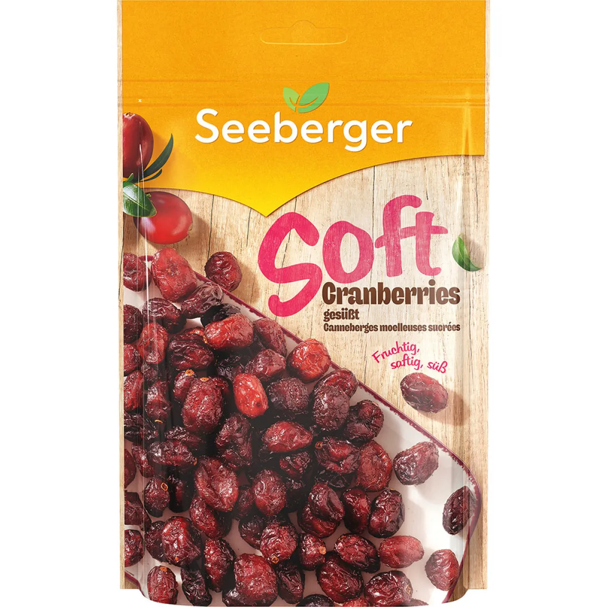 Seeberger Soft Cranberries 125g