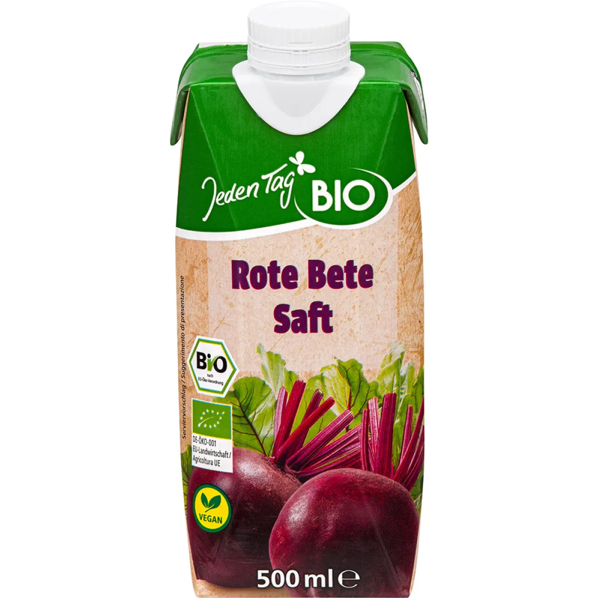 Jeden Tag Bio Rote Bete Direktsaft 500 ml