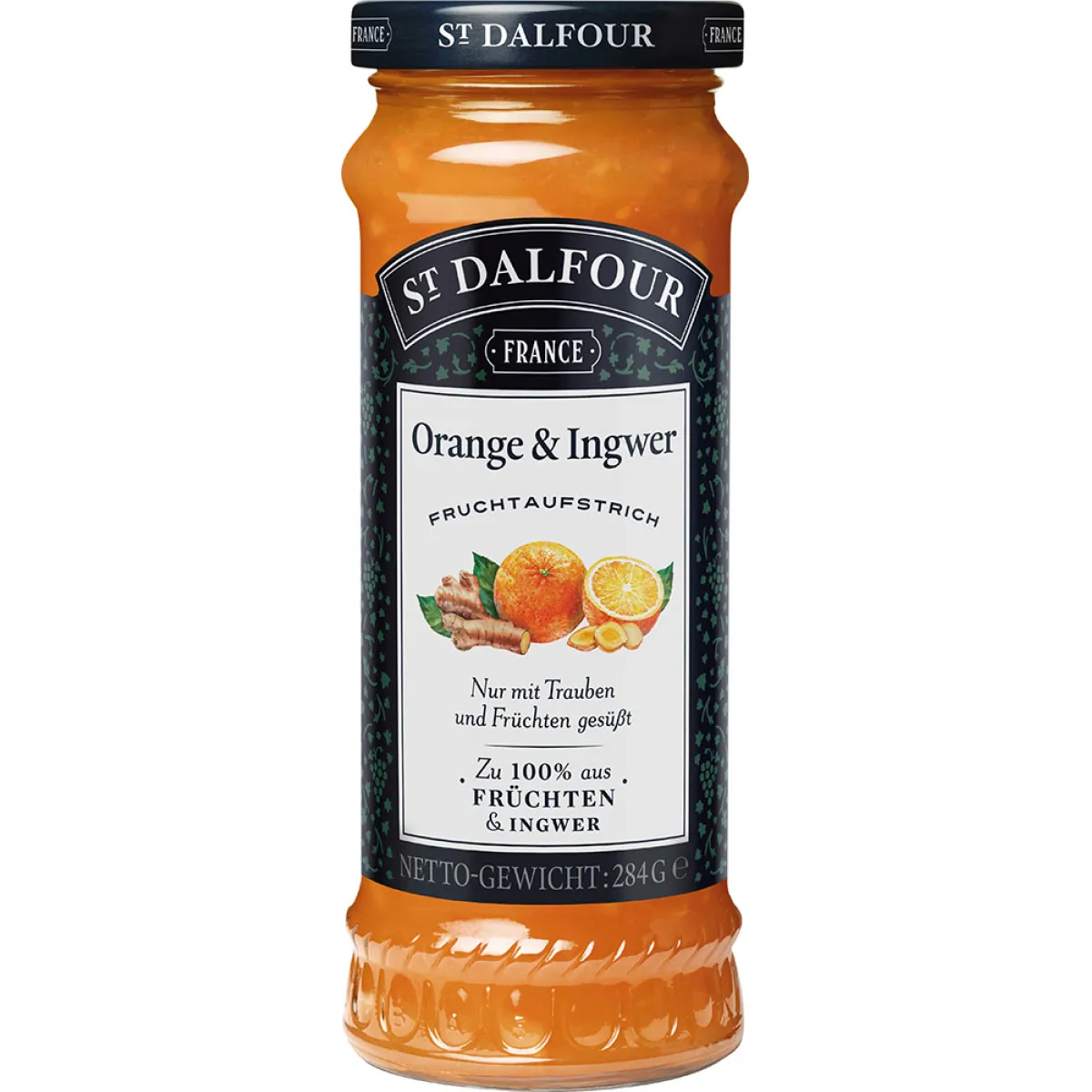 St. Dalfour Orange & Ingwer Fruchtaufstrich 284 g
