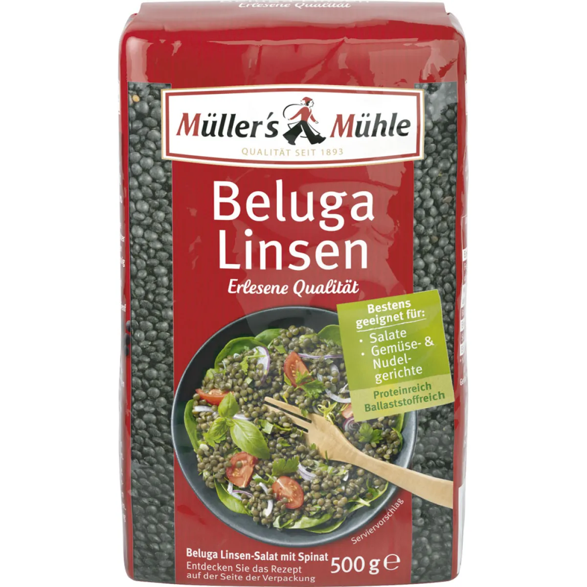 Müller´s Mühle Beluga Linsen 500 g