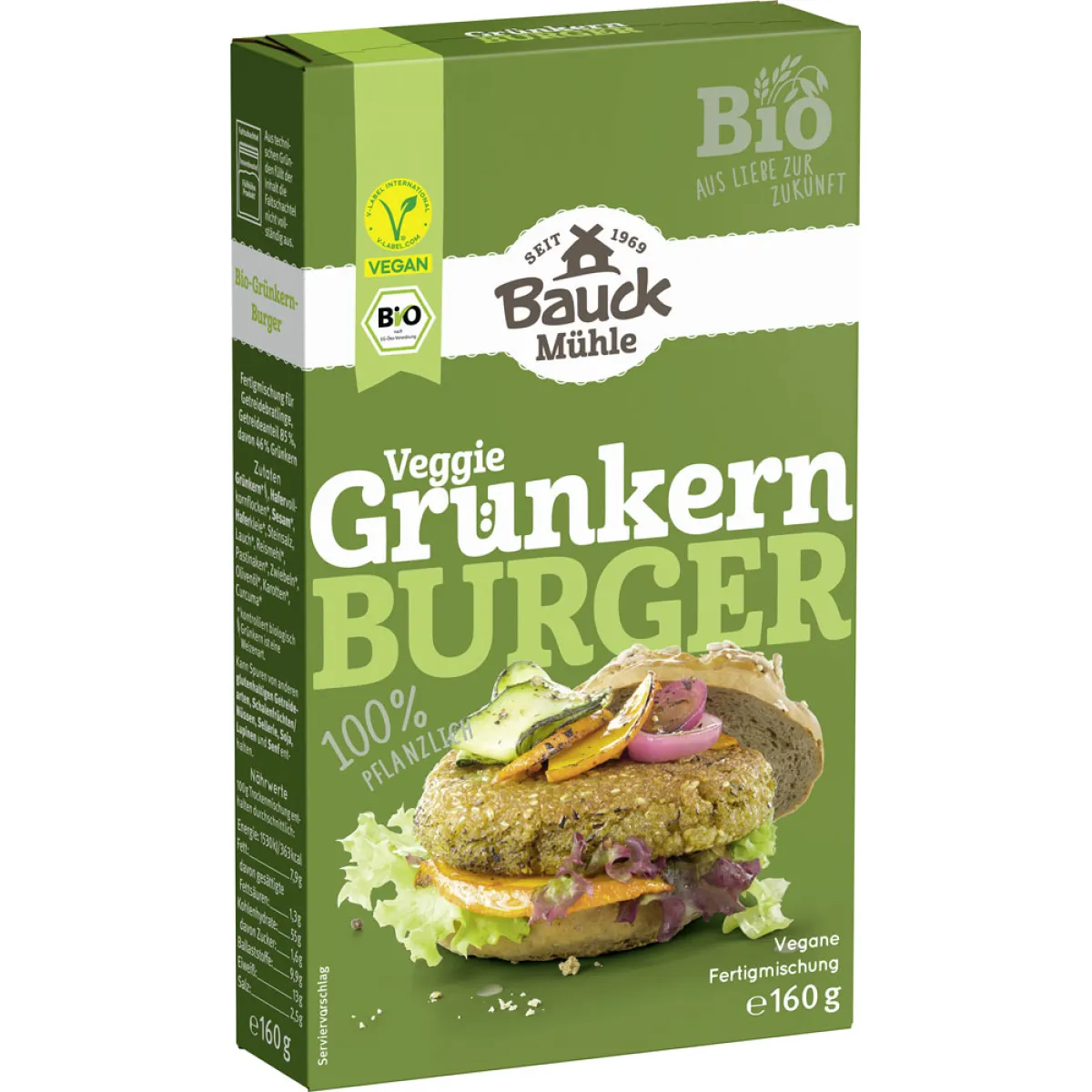Bauck Mühle Grünkern Burger 160 g