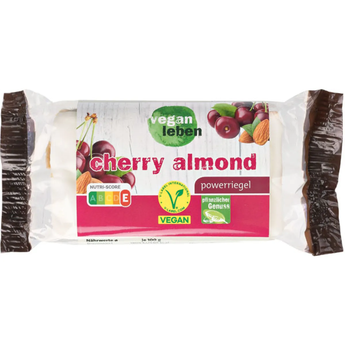 vegan leben Powerriegel cherry almond 95 g