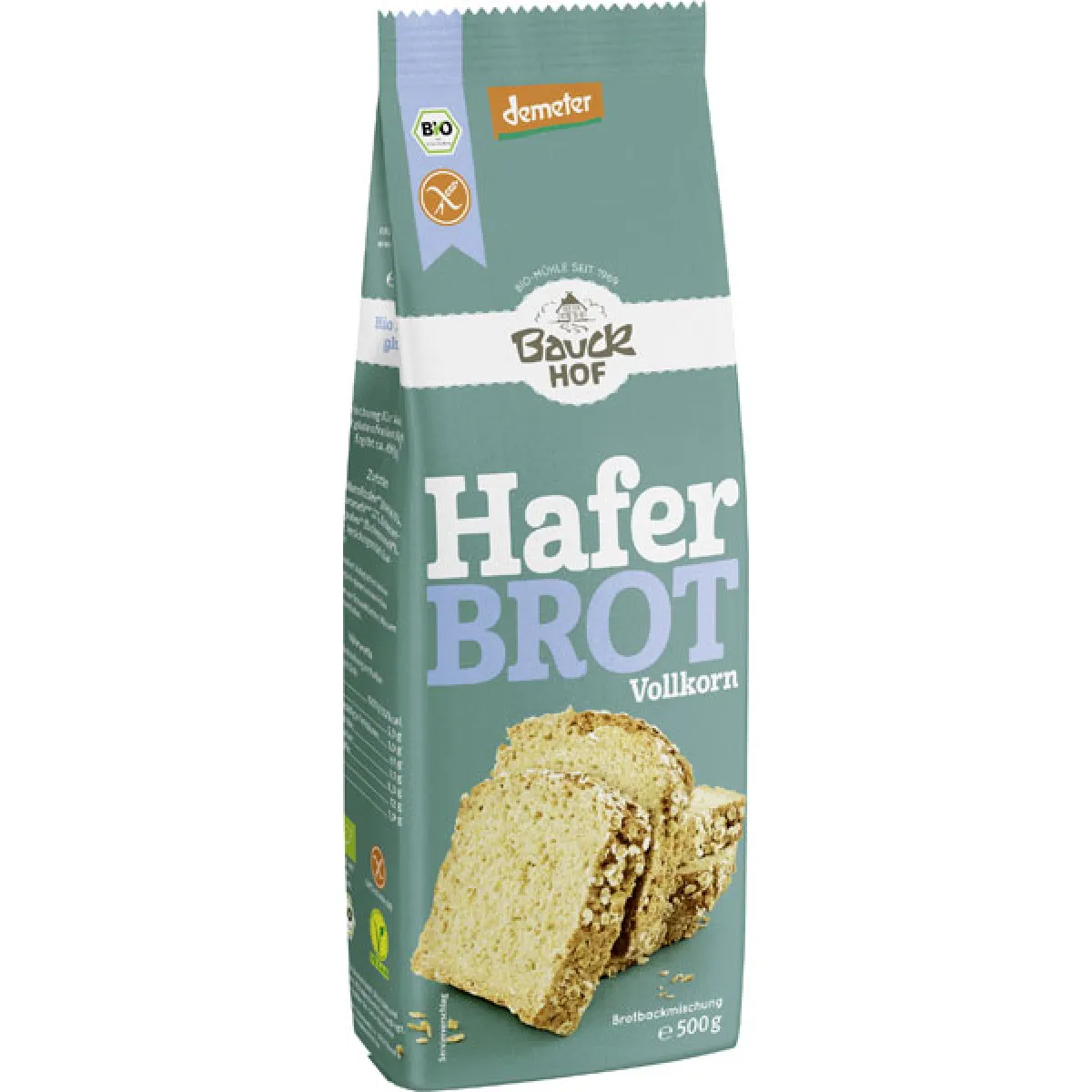 Bauck Mühle Haferbrot Vollkorn 500 g