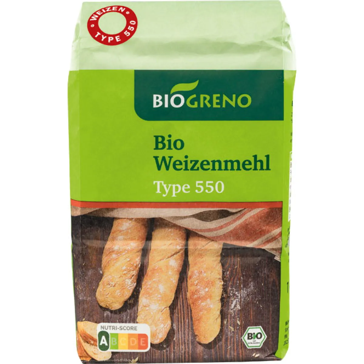 Biogreno Weizenmehl Type 550 1 kg