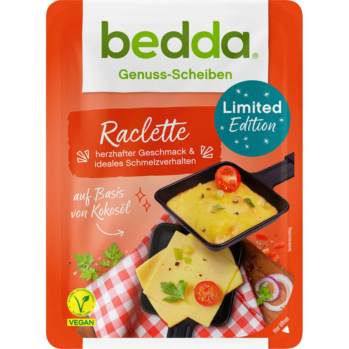 bedda Raclette Scheiben 180 g