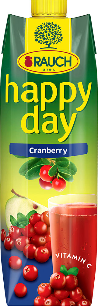 Rauch Happy Day Cranberry 1 l