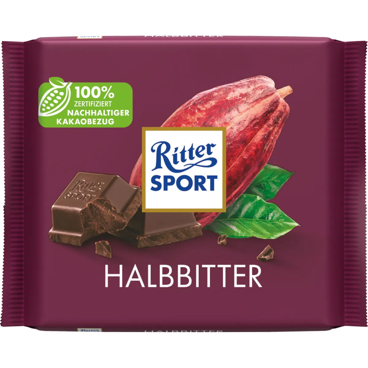 Ritter Sport Halbbitter 50% 100 g