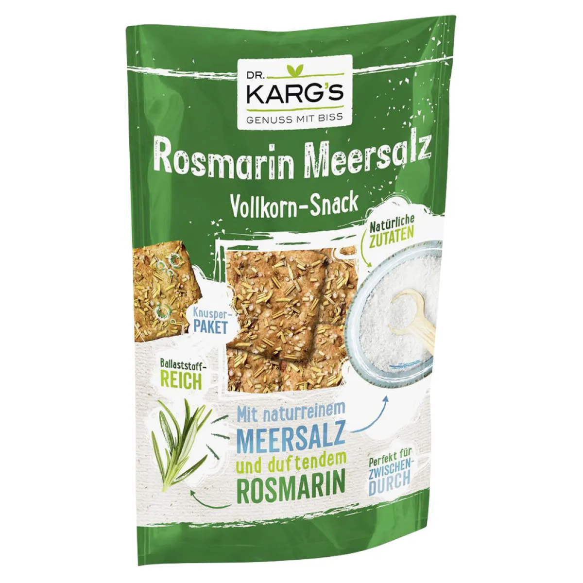 Dr. Karg's Rosmarin Meersalz Vollkorn-Snack 11 g