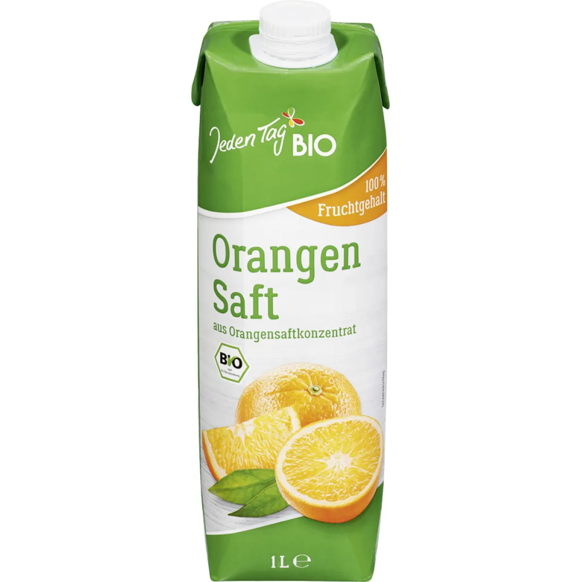 Jeden Tag Bio Orangensaft 1 l