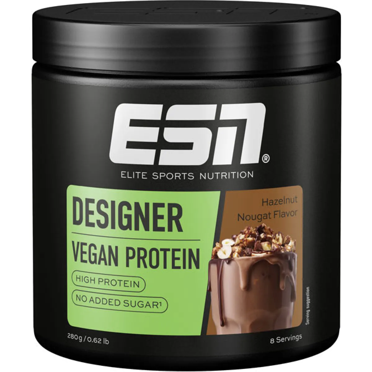 ESN Vegan Designer Protein Hazelnut Nougat Flavour 280 g