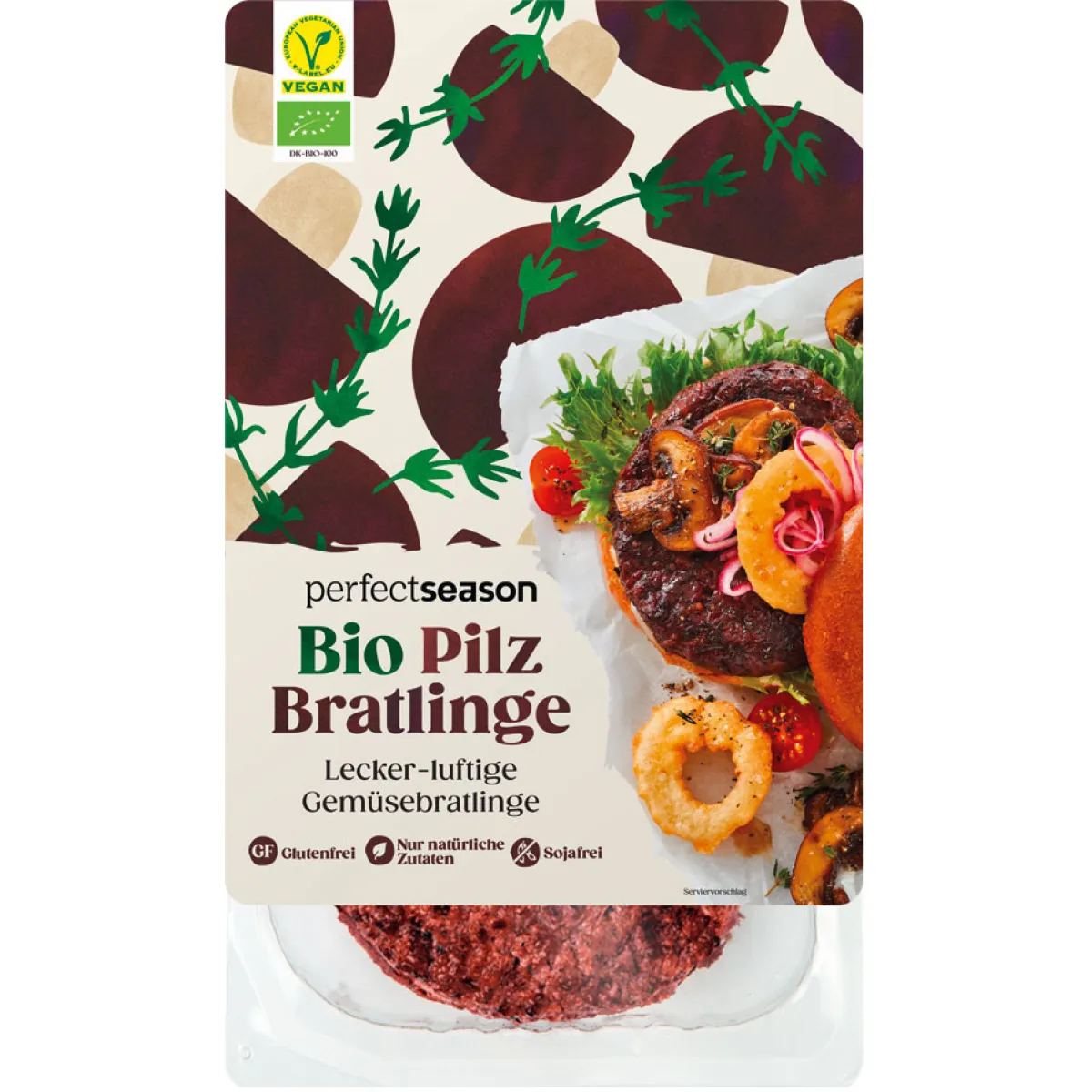 perfekt season Bio Pilz Bratlinge 200 g