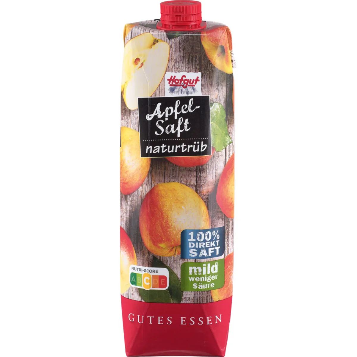 Hofgut Apfelsaft mild naturtrüb 1 l