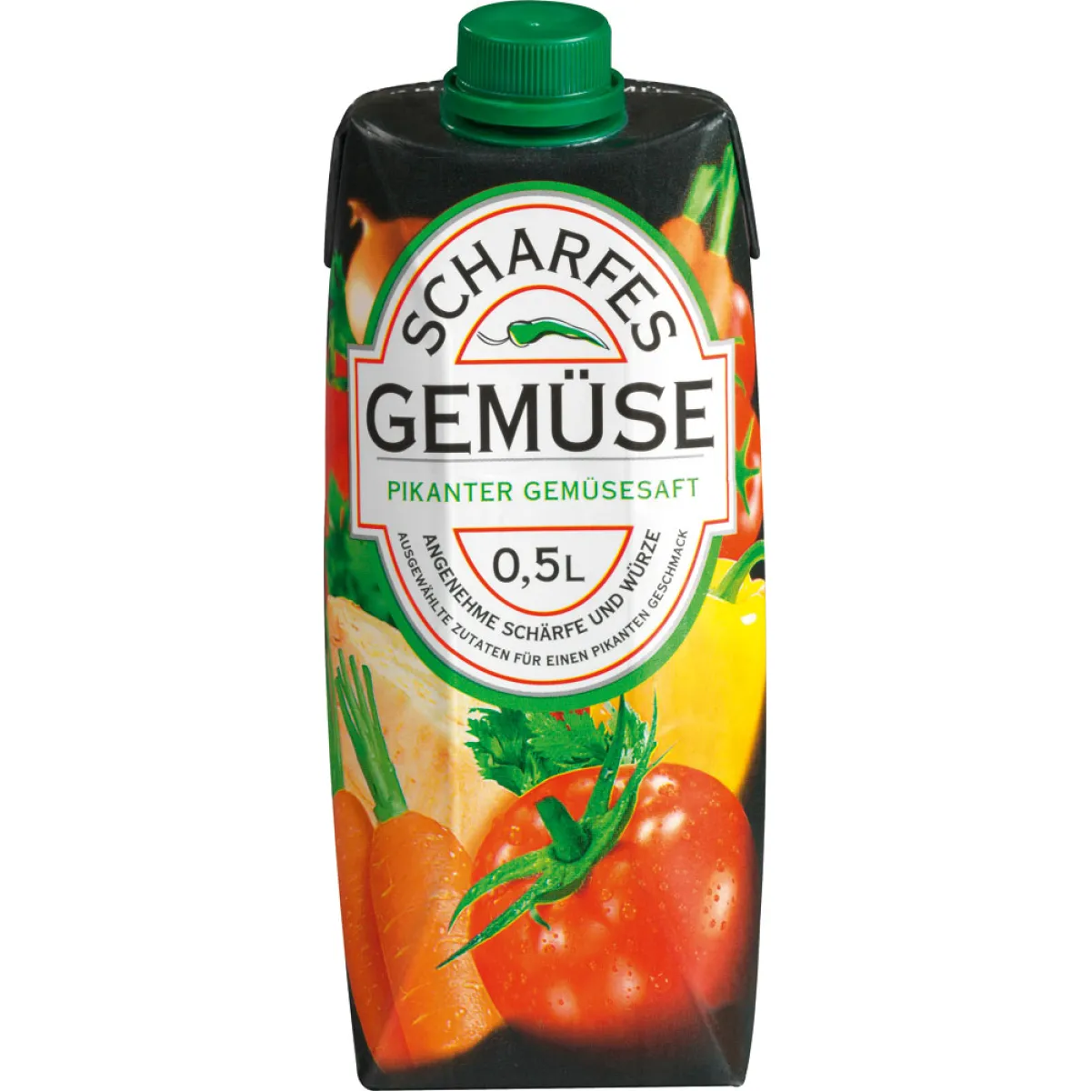 Scharfe Säfte Gemüsesaft mit Chili 0,5 l