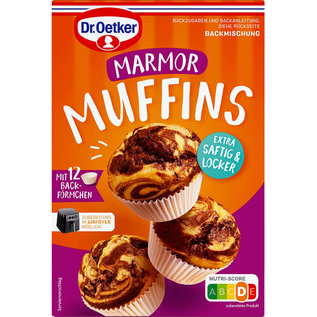 Dr. Oetker Backmischung Marmor Muffins 325 g