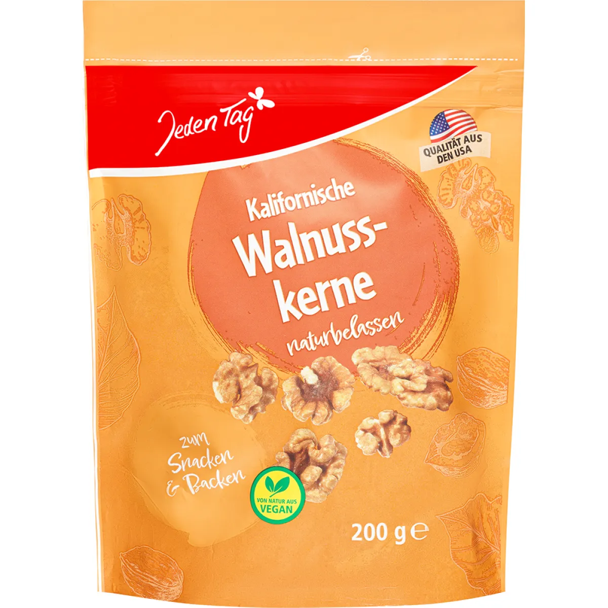 Jeden Tag Kalifornische Walnusskerne 200 g